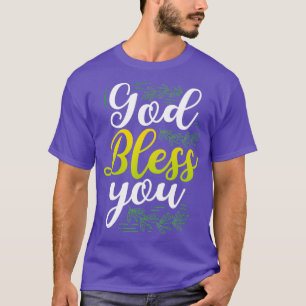 Gott segne dich inspirierend Christlich T-Shirt
