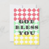 Gott segne dich karte (Vorderseite)