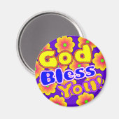 Gott segne dich! Magnet (Vorderseite/Rückseite)