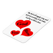 Gott segne dich magnet (Linke Seite)