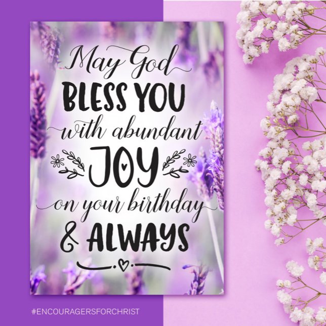 Gott segne dich mit Freude an deinem Geburtstag (Von Creator hochgeladen)