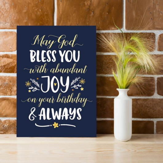 Gott segne dich mit Freude an deinem Geburtstag