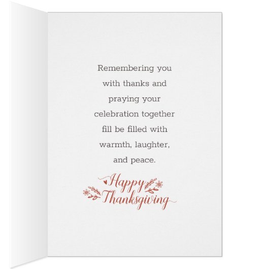 Gott segne dich mit Freude auf Erntedank (Innen (Rechts))