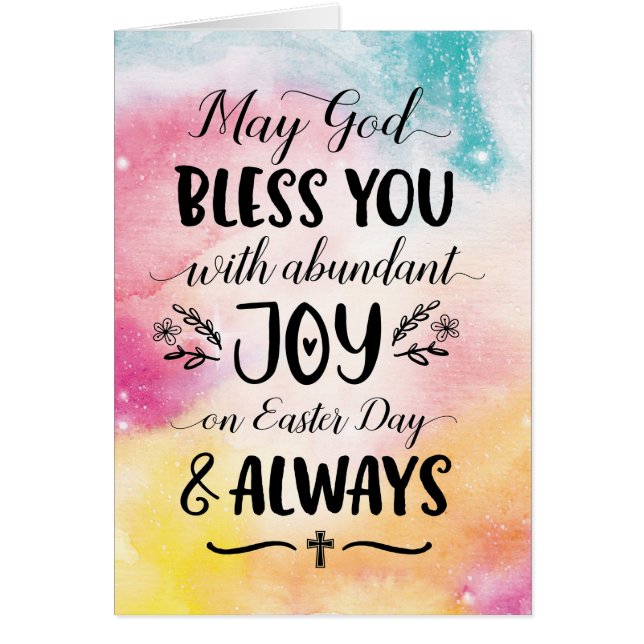 Gott segne dich mit Freude über Ostern (Vorne)