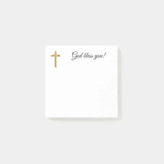 Gott segne dich! post-it klebezettel (Vorderseite)