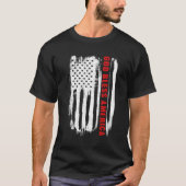 Gott segne die amerikanische Flagge T-Shirt (Vorderseite)