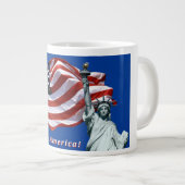 Gott segne die amerikanische Tasse (Vorderseite Rechts)