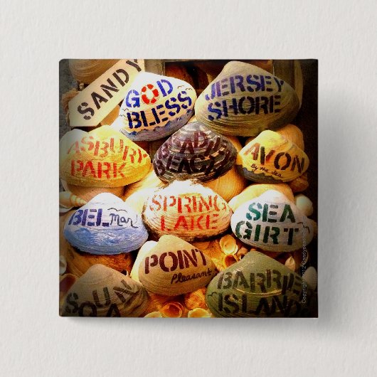 Gott segne die Jersey Shore - Button (Vorderseite)