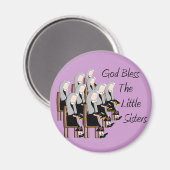 Gott segne die kleinen Schwestern Magnet (Vorderseite/Rückseite)