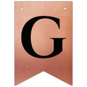 Gott segne die Rose Goldene schwarze religiöse Bes Wimpelkette (Zweite Fahne)