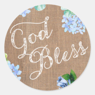 Gott segne die Umschlag Aufkleber für Christentum,