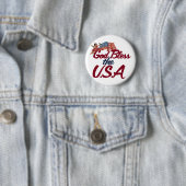 Gott segne die USA Button (Beispiel)