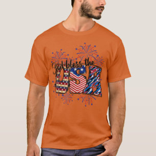 Gott segne die USA, Feuerwerk 4. Juli Kostüm T T-Shirt