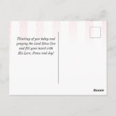 Gott segne die USA-Freiheitsstatue, amerikanische  Postkarte (Rückseite)