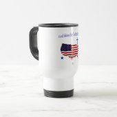 Gott segne die USA Reisebecher (Vorderseite Links)