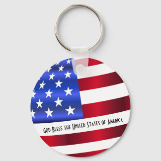 Gott segne die USA Schlüsselanhänger