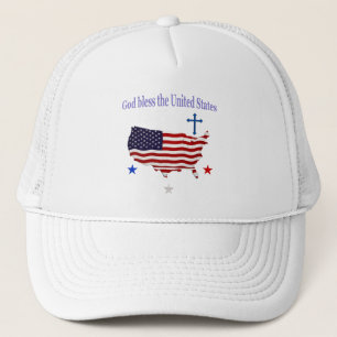 Gott segne die USA Truckerkappe