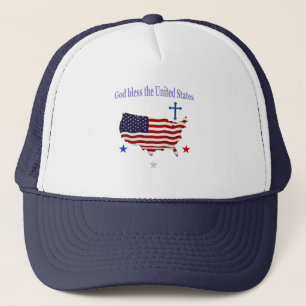 Gott segne die USA Truckerkappe