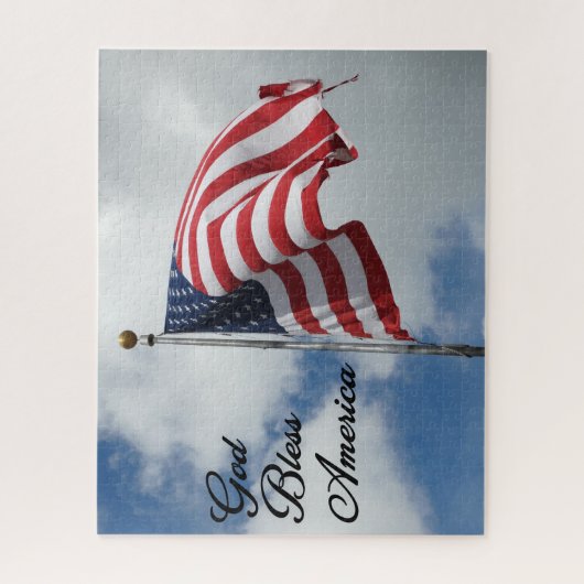 Gott segne die USA - Vertreten Sie sich! Puzzle (Vertikal)