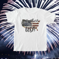 Gott segne die USA Wort art Patriotic Kind unisex