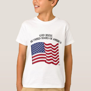 GOTT SEGNE DIE VEREINIGTEN STAATEN VON AMERIKA US- T-Shirt