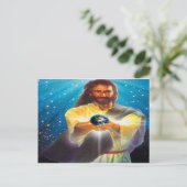 Gott segne die Welt Postkarte (Stehend Vorderseite)
