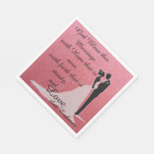 Gott segne diese Ehe Serviette (Ecke)