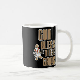 Gott segne diese Gewinner Muskelkraft-Bodybuilding Kaffeetasse