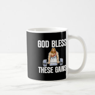 Gott segne diese Gewinner Muskelkraft-Bodybuilding Kaffeetasse