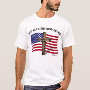 GOTT SEGNE DIESE MILITÄRISCHE VATER T-Shirt