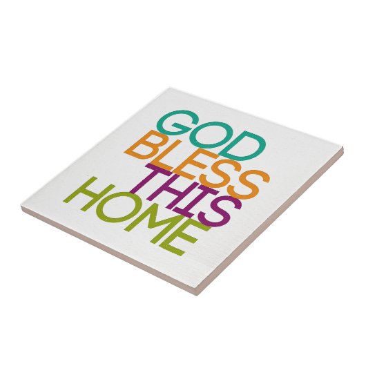 Gott segne diese Zuhause Fliese (Seite)