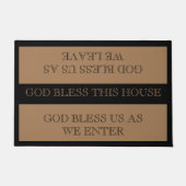 Gott segne dieses Haus Fußmatte (Vorderseite)