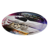 Gott segne dieses Haus, oh Herr, wir beten Schneidebrett (Ecke)