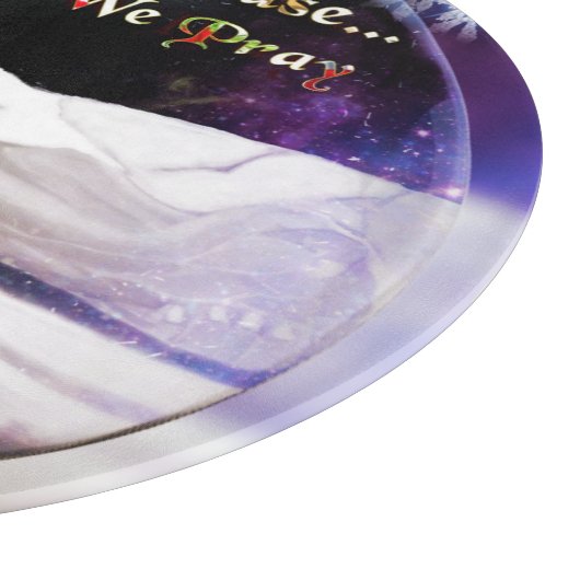 Gott segne dieses Haus, oh Herr, wir beten Schneidebrett (Ecke)