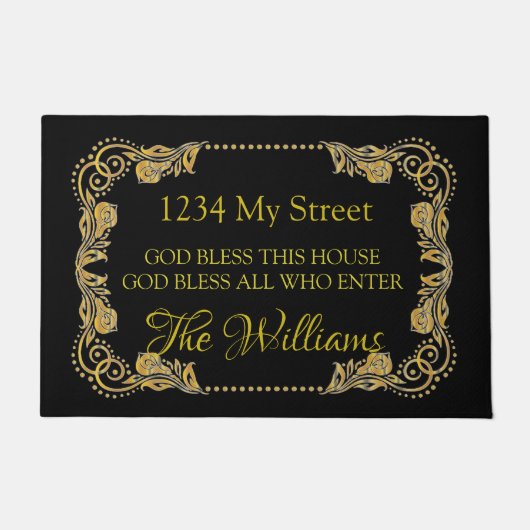 Gott segne dieses Haus Türmatte (Vorderseite)