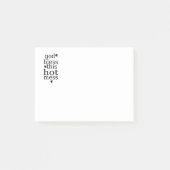 Gott segne dieses heiße Durcheinander - Zitat Post-it Klebezettel (Vorderseite)