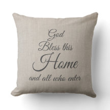 Gott segne dieses Zuhause Elegantes Skript