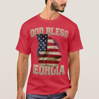 Gott segne Georgia Geschenk Stolz Stark Großartige T-Shirt
