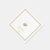 Gott segne Girl-Bestätigung Serviette (Ecke)