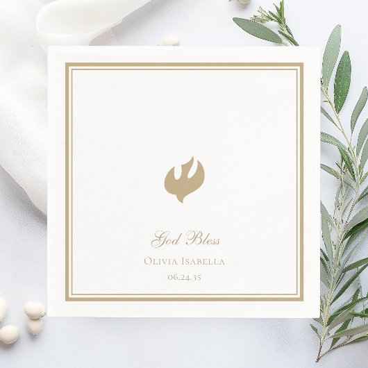 Gott segne Girl-Bestätigung Serviette