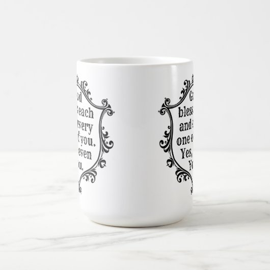 Gott segne Kaffee-Tasse Kaffeetasse (Mittel)