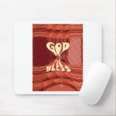 Gott segne Kunstprint Mousepad (Mit Mouse)
