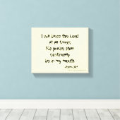 Gott segne leinwanddruck (Insitu (Holzboden))