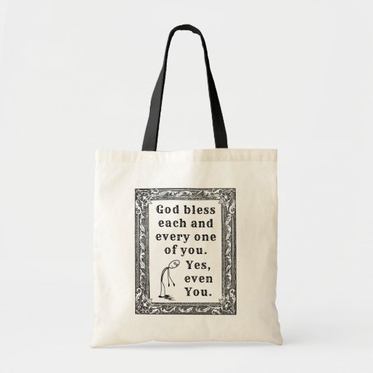Gott segne (menschliche) Tasche (Vorne)