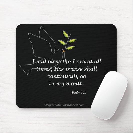 Gott segne mousepad (Mit Mouse)