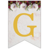 Gott segne Name Blumenzwiebeln Taufkommunion Wimpelkette (Erste Fahne)