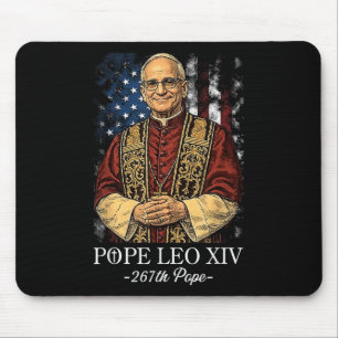 Gott segne neuer Papst Leo Xiv Katholische Kirche  Mousepad