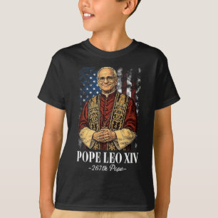 Gott segne neuer Papst Leo Xiv Katholische Kirche T-Shirt