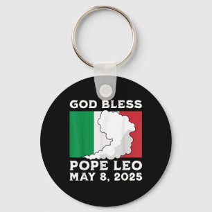 Gott segne Papst Leo Italiener Papst Leo 2025 Schlüsselanhänger