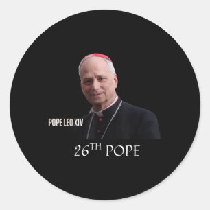 Gott segne Papst Leo Xiv 26. Runder Aufkleber